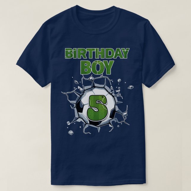 5th Birthday Boys player Gift For Boys Kids toddle T-Shirt (Design Front)