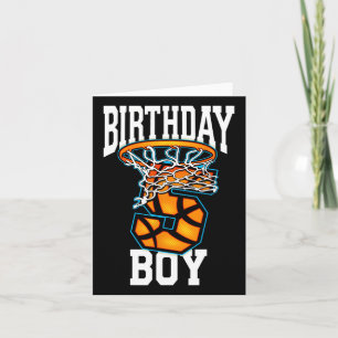 5th Birthday Bysketbyll 5 Years Old Kids Gift  Card