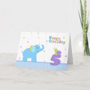 5th birthday card