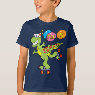 5th Birthday Dinosaur T-Shirt