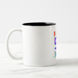 5th Birthday Five Years Old, Shark Gifts Two-Tone Coffee Mug