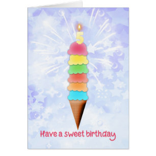 5th  Birthday Giant Ice Cream