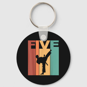 5th Birthday Karate Taekwondo Theme 5 Year Old Key Ring