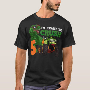 5th Birthday Monster Truck lgbt cool T-Shirt