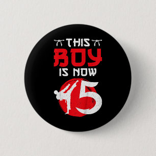 5th Birthday Party Karate Five Year Old Karate 6 Cm Round Badge
