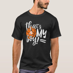 5th Birthday Sport 5 Years Old Basketball 5 Boys K T-Shirt