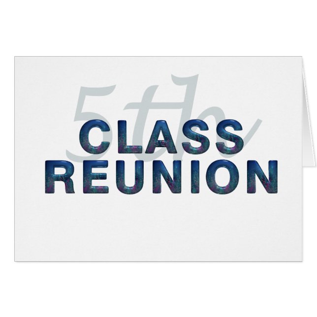 5th Class Reunion (Front Horizontal)