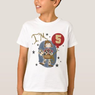 5th Cowgirl Birthday Tshirts and Gifts