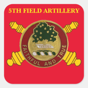 5TH FIELD ARTILLERY STICKERS