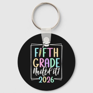 5th Grade 2026 Fifth Grade Grad Elementary School Key Ring