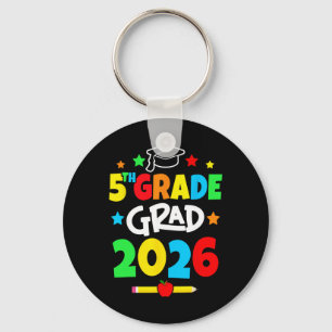 5th Grade 2026 Fifth Grade Grad Elementary School Key Ring