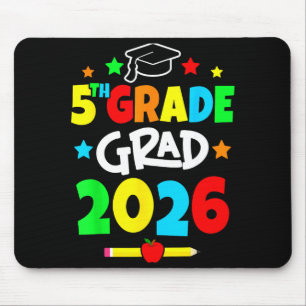 5th grade 2026 fifth grade grad elementary school mouse pad