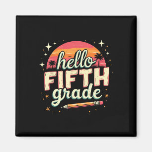 5th Grade Back To School Essentials  Magnet