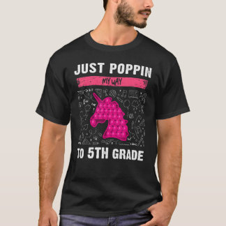 5th Grade Back To School  Pop It  Fidget Toy  Unic T-Shirt