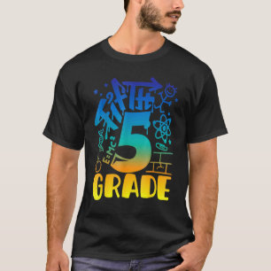 5th Grade Boy First Day Of School Teacher Back To  T-Shirt