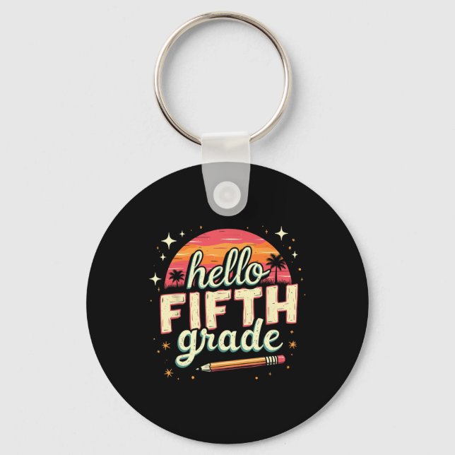 5th Grade Ck To School Essentials  Key Ring (Front)