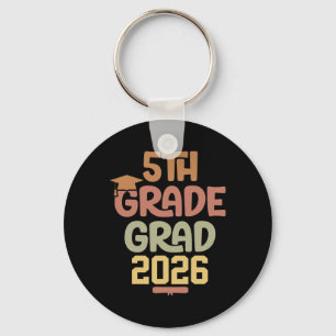 5th Grade Cl 2026 Graduate Elementary School Gradu Key Ring