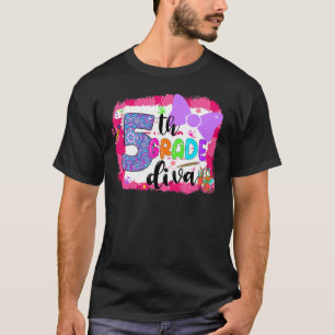 5th Grade Diva First Day Of School Girl Clothes T-Shirt