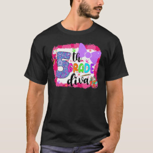 5th Grade Diva First Day Of School Girl Clothes T-Shirt