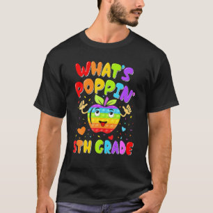5Th Grade First Day Of School Pop It Push It Fidge T-Shirt