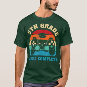 5th Grade Graduation Level Complete Video Game Cla T-Shirt
