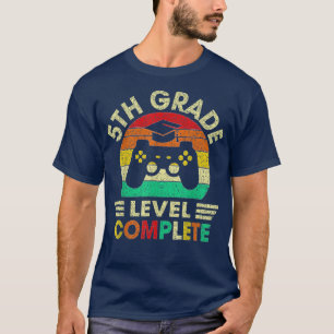 5th Grade Graduation Level Complete Video Games Bo T-Shirt