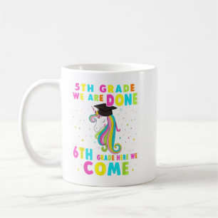 5th Grade Graduation Magical Unicorn 543 Coffee Mug