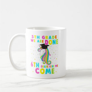 5th Grade Graduation Magical Unicorn 543 Coffee Mug