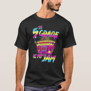 5th Grade Is My Jam Vintage Boombox Fifth Grade Te T-Shirt