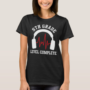 5th Grade Level Complete 5th Grade Elementary Grad T-Shirt