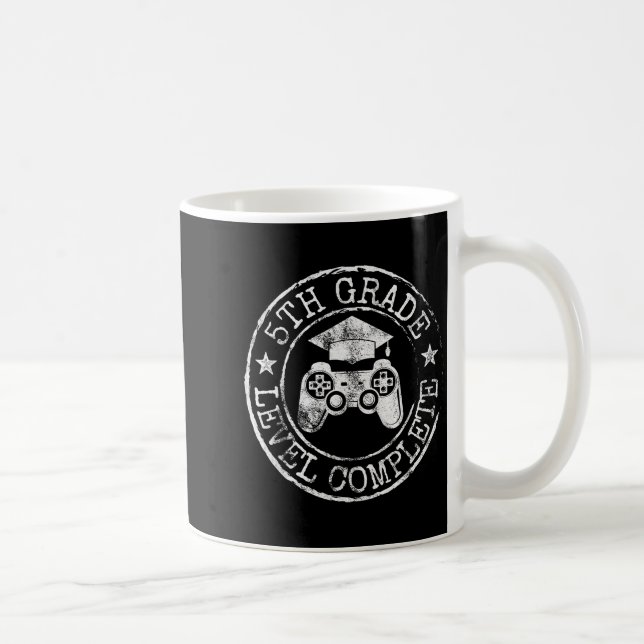 5th grade level complete fifth grade graduation coffee mug (Right)