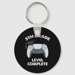 5th Grade Level Complete Graduation Gamer Boys Sch Key Ring