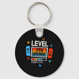 5th Grade Level Complete Last Day Of School Video Key Ring