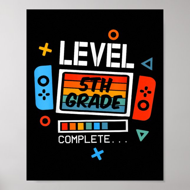 5th Grade Level Complete Last Day Of School Video  Poster (Front)