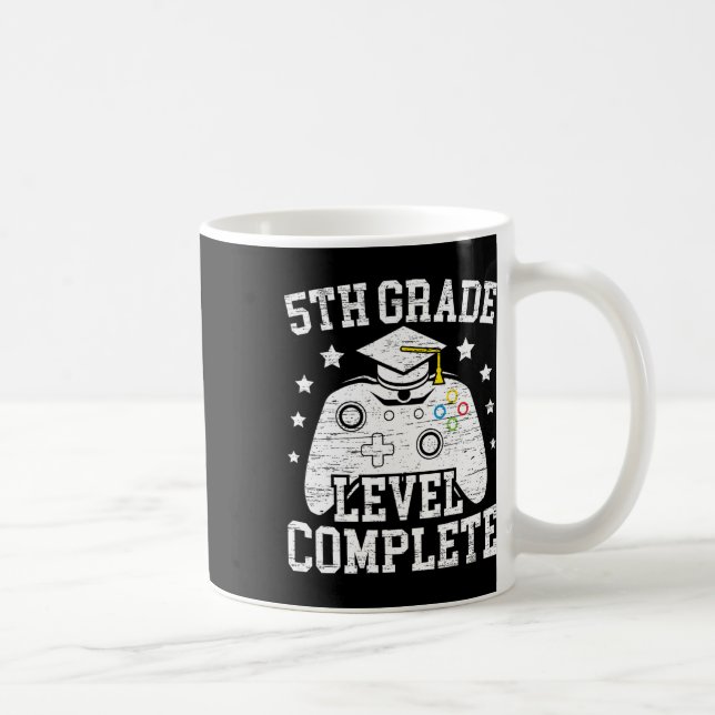 5th Grade Level Complete Student Graduation Video  Coffee Mug (Right)