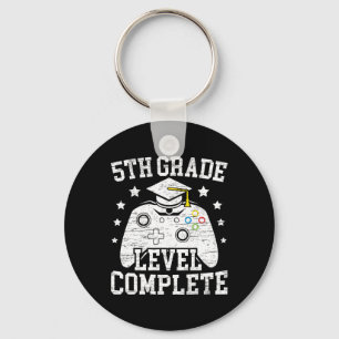 5th Grade Level Complete Student Graduation Video Key Ring