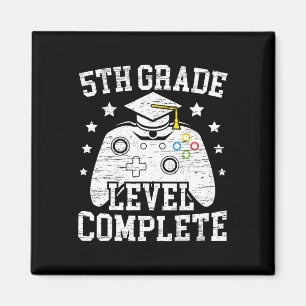 5th Grade Level Complete Student Graduation Video Magnet