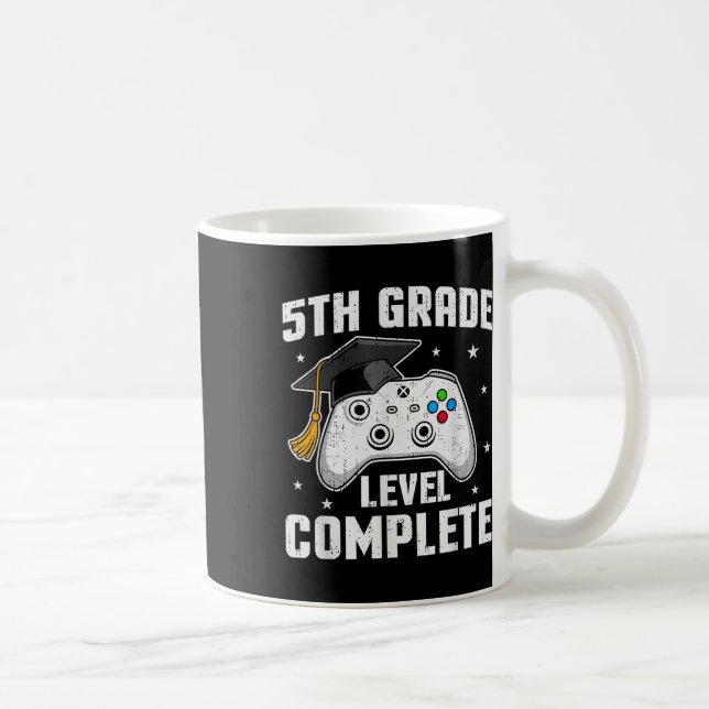 5th Grade Level Complete Video Game Fifth Grade Gr Coffee Mug (Right)