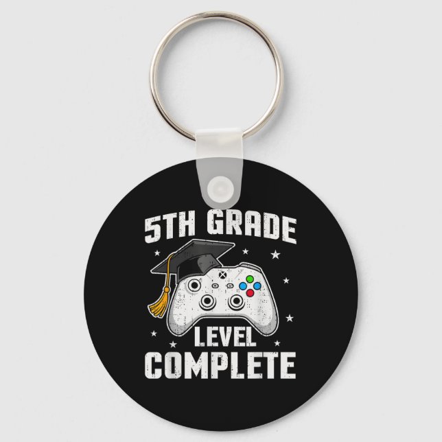 5th Grade Level Complete Video Game Fifth Grade Gr Key Ring (Front)