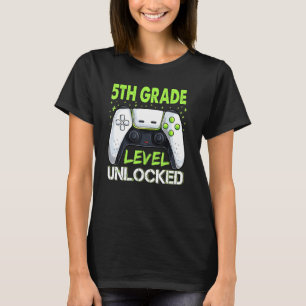 5th Grade Level Unlocked Apparel Back To School Ga T-Shirt