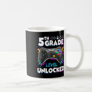 5th Grade Level Unlocked Back To School First Day Coffee Mug