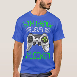 5th Grade Level Unlocked Video Game Back To School T-Shirt