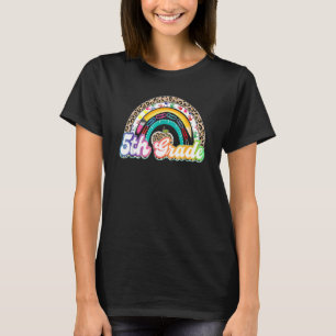 5th Grade Rainbow Girls Boys Teacher Team Fifth Gr T-Shirt