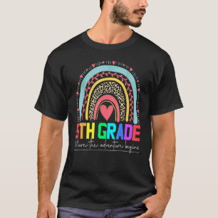 5th grade rainbow teacher team fifth grade squad g T-Shirt