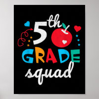 5th Grade Squad Boys Girls Teachers Cute Back To S