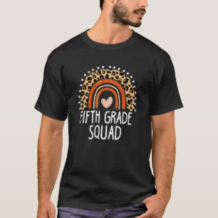 5th Grade Squad Fifth Teacher Student Team Back To T-Shirt