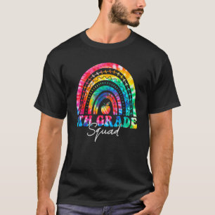 5th Grade Squad Rainbow Tie Dye Fifth Teacher Stud T-Shirt
