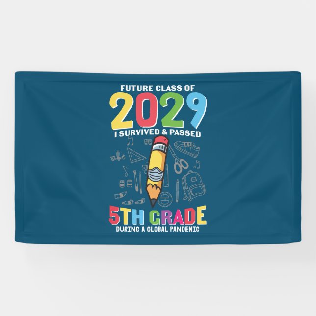 5th Grade Teacher 5th Grade During A Global Banner (Horizontal)
