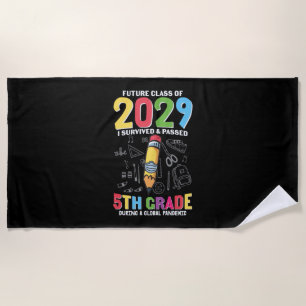5th Grade Teacher 5th Grade During A Global Beach Towel