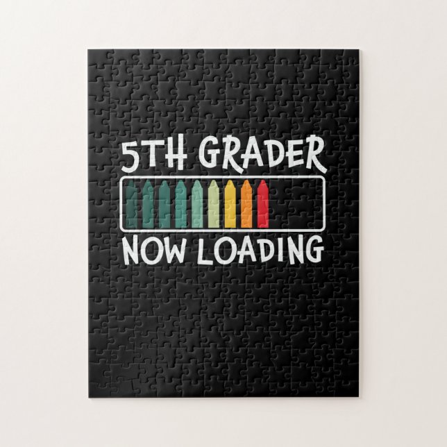 5th Grade Teacher 5th Grade Now Loading Jigsaw Puzzle (Vertical)